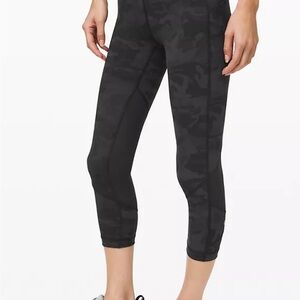 Lululemon Athletica Dark Camouflage Leggings